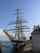 Stavros docked in the Naval Dockyard, Bermuda